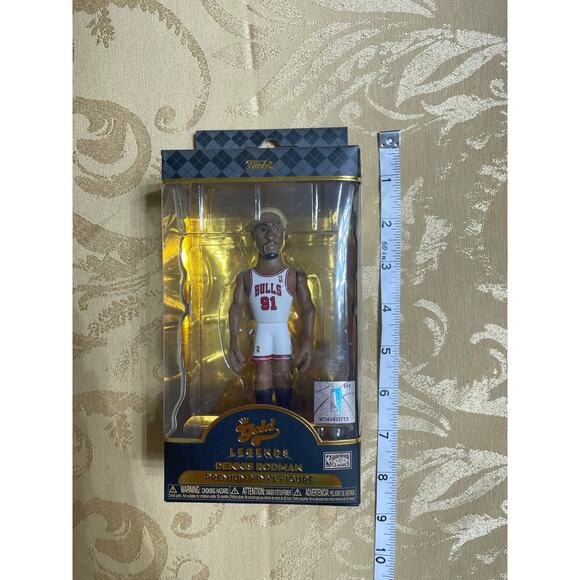 Funko NBA Gold Legends Bulls Dennis Rodman Premium Vinyl Figure HardwoodClassics - Picture 8 of 8